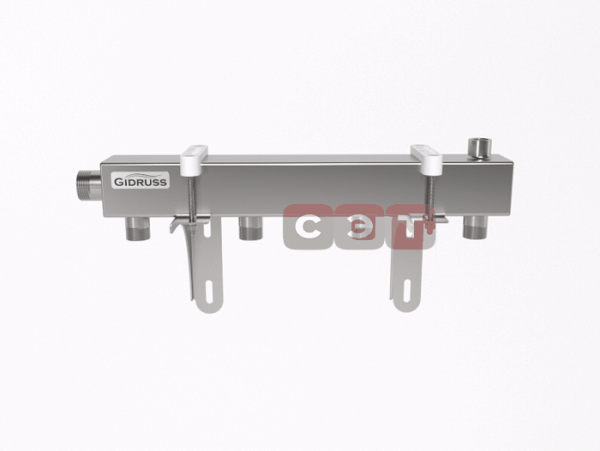 Распределительный коллектор из нерж. стали DMSS-25-20x4